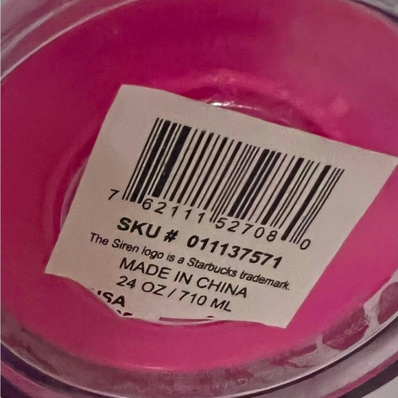 Starbucks Holiday 2022 Woodland Lace (Color Change) Pink Venti 24oz Tumb… - Picture 4 of 4
